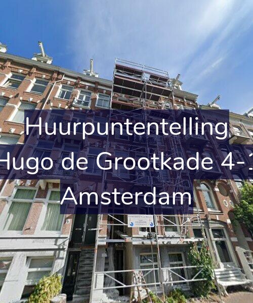 Foto gevel Huurpuntentelling voor Hugo de Grootkade 4-1, Amsterdam