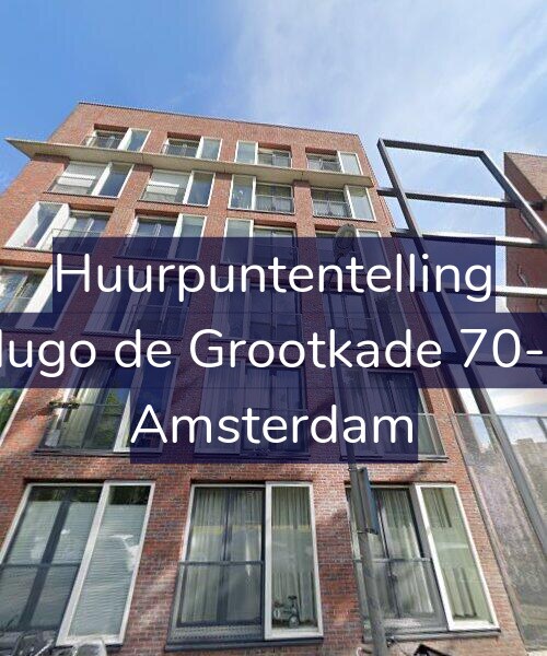 Foto gevel Huurpuntentelling voor Hugo de Grootkade 70-C, Amsterdam