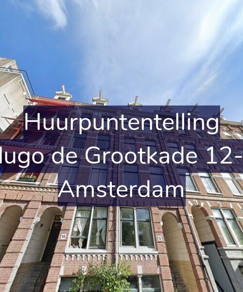 Foto gevel Huurpuntentelling voor Hugo de Grootkade 12-2, Amsterdam