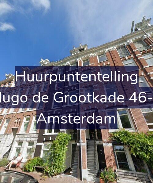 Foto gevel Huurpuntentelling voor Hugo de Grootkade 46-3, Amsterdam