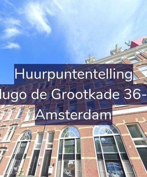 Foto gevel Huurpuntentelling voor Hugo de Grootkade 36-2, Amsterdam
