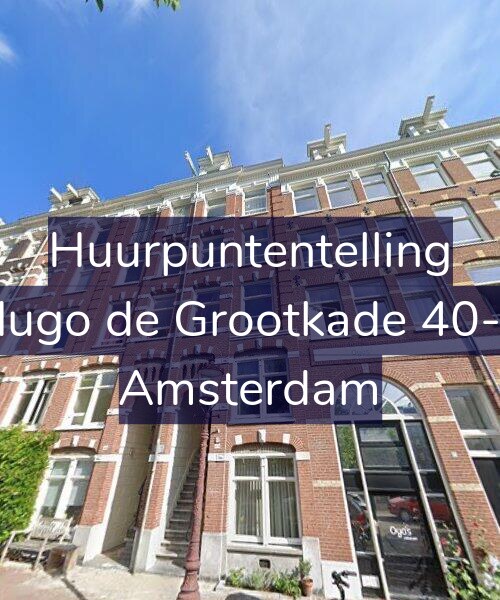 Foto gevel Huurpuntentelling voor Hugo de Grootkade 40-4, Amsterdam