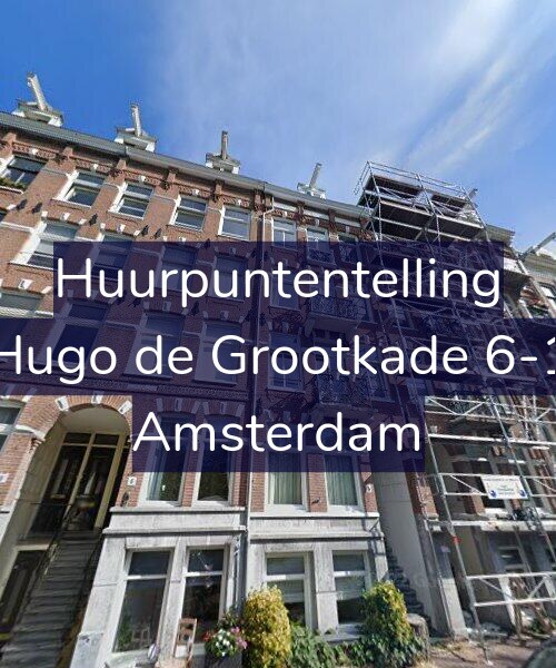 Foto gevel Huurpuntentelling voor Hugo de Grootkade 6-1, Amsterdam