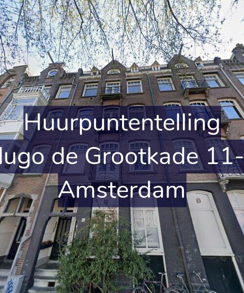 Foto gevel Huurpuntentelling voor Hugo de Grootkade 11-1, Amsterdam