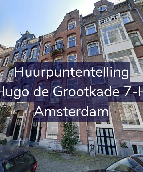 Foto gevel Huurpuntentelling voor Hugo de Grootkade 7-H, Amsterdam