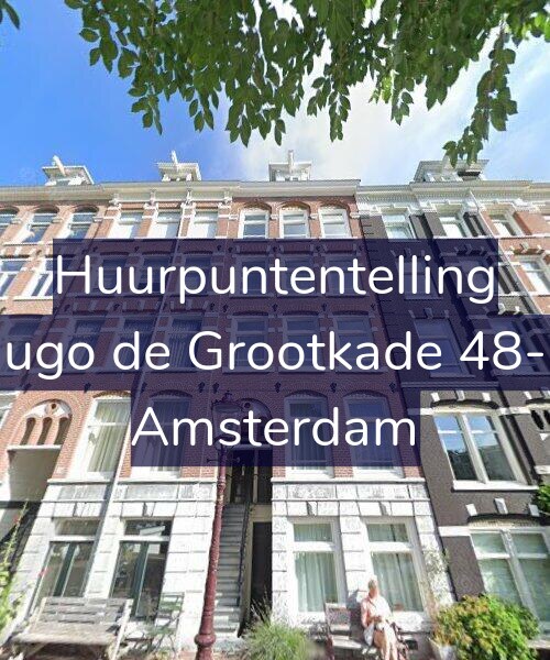 Foto gevel Huurpuntentelling voor Hugo de Grootkade 48-H, Amsterdam