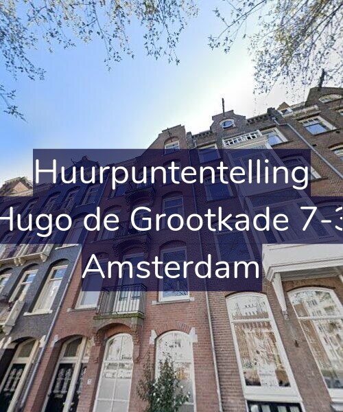 Foto gevel Huurpuntentelling voor Hugo de Grootkade 7-3, Amsterdam