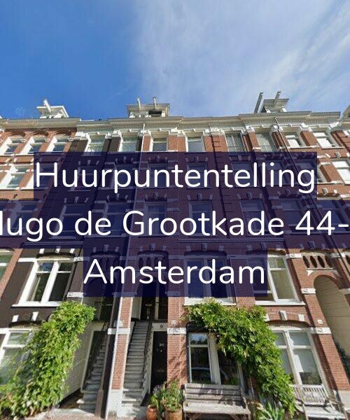Foto gevel Huurpuntentelling voor Hugo de Grootkade 44-2, Amsterdam