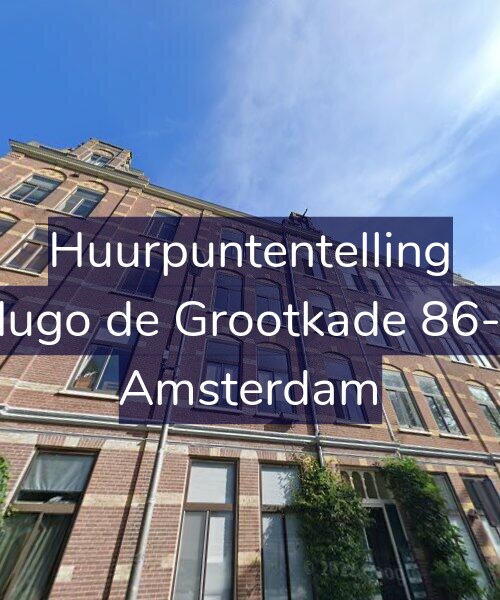Foto gevel Huurpuntentelling voor Hugo de Grootkade 86-2, Amsterdam