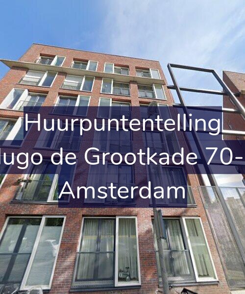 Foto gevel Huurpuntentelling voor Hugo de Grootkade 70-A, Amsterdam