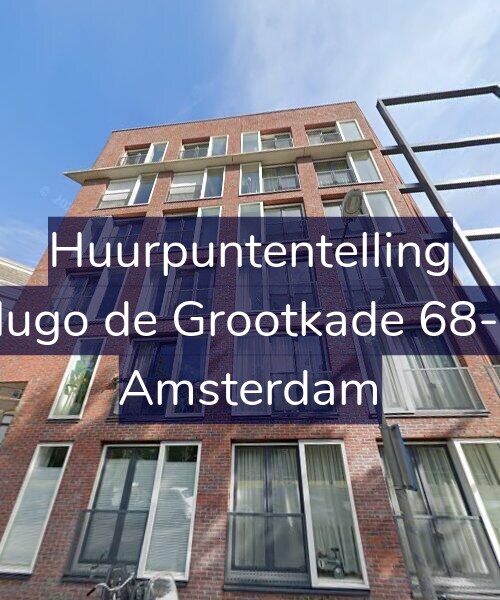 Foto gevel Huurpuntentelling voor Hugo de Grootkade 68-B, Amsterdam