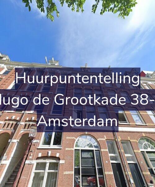 Foto gevel Huurpuntentelling voor Hugo de Grootkade 38-3, Amsterdam