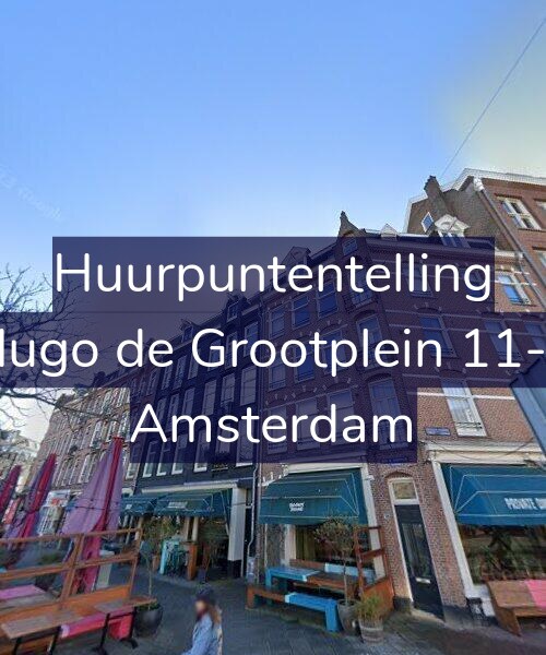 Foto gevel Huurpuntentelling voor Hugo de Grootplein 11-1, Amsterdam