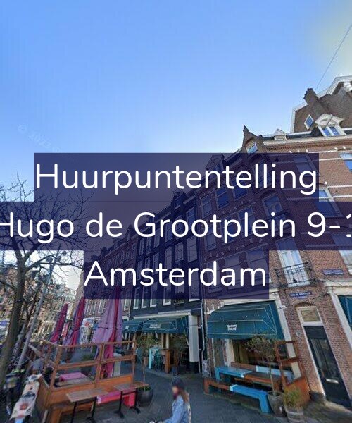 Foto gevel Huurpuntentelling voor Hugo de Grootplein 9-1, Amsterdam