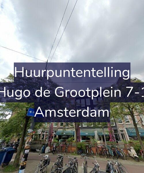 Foto gevel Huurpuntentelling voor Hugo de Grootplein 7-1, Amsterdam