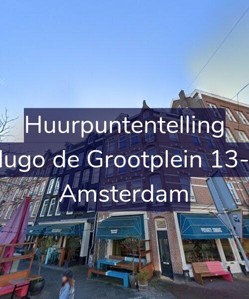 Foto gevel Huurpuntentelling voor Hugo de Grootplein 13-3, Amsterdam