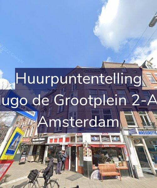 Foto gevel Huurpuntentelling voor Hugo de Grootplein 2-A3, Amsterdam