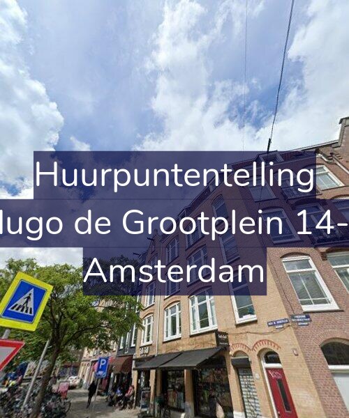 Foto gevel Huurpuntentelling voor Hugo de Grootplein 14-3, Amsterdam