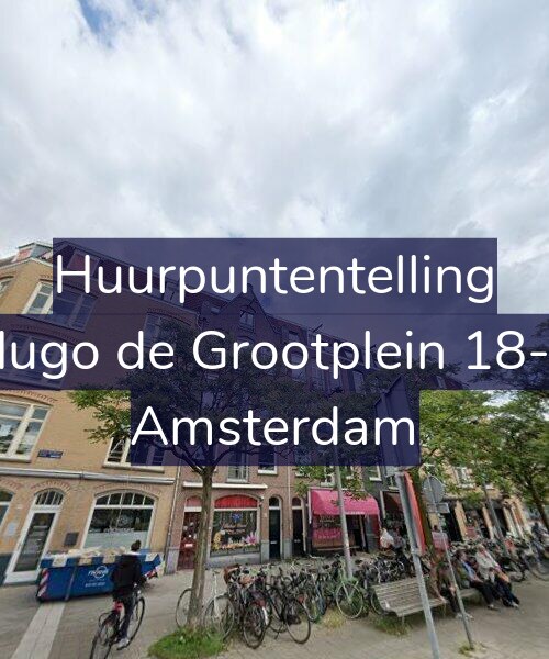 Foto gevel Huurpuntentelling voor Hugo de Grootplein 18-1, Amsterdam