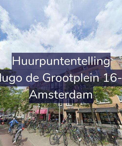Foto gevel Huurpuntentelling voor Hugo de Grootplein 16-1, Amsterdam