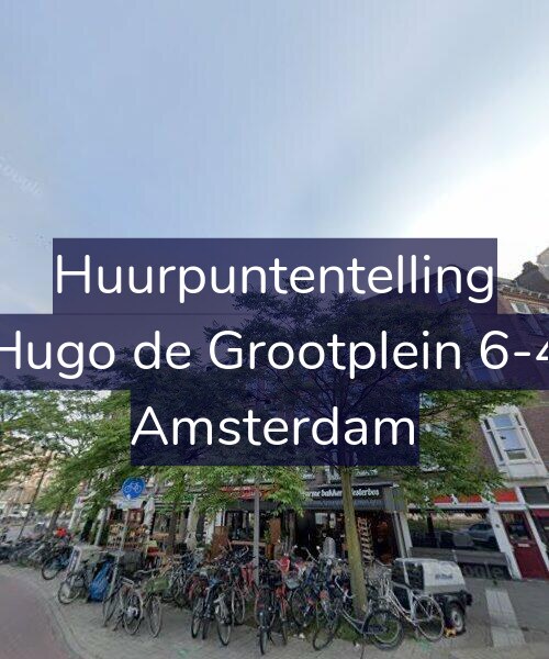 Foto gevel Huurpuntentelling voor Hugo de Grootplein 6-4, Amsterdam