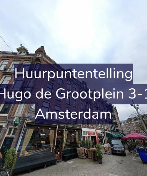 Foto gevel Huurpuntentelling voor Hugo de Grootplein 3-1, Amsterdam