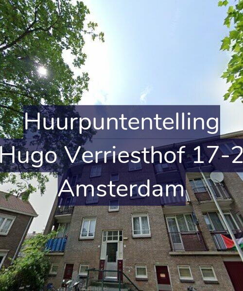 Foto gevel Huurpuntentelling voor Hugo Verriesthof 17-2, Amsterdam