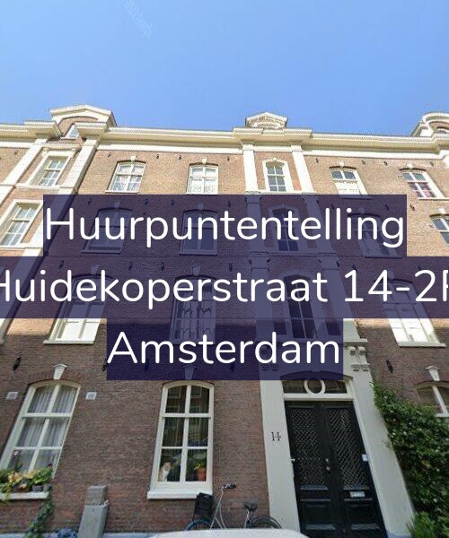 Foto gevel Huurpuntentelling voor Huidekoperstraat 14-2R, Amsterdam