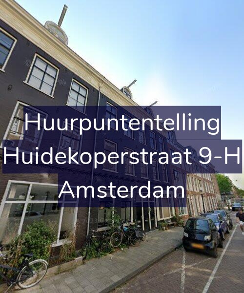 Foto gevel Huurpuntentelling voor Huidekoperstraat 9-H, Amsterdam