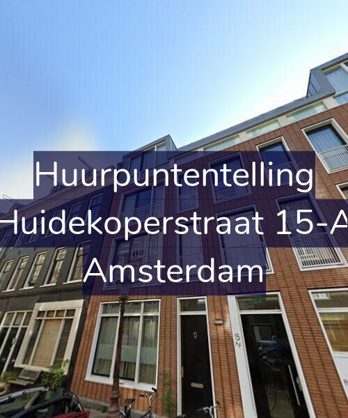 Foto gevel Huurpuntentelling voor Huidekoperstraat 15-A, Amsterdam