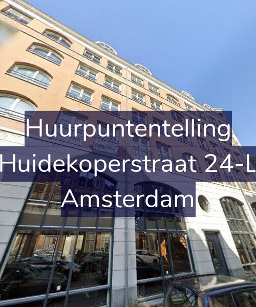 Foto gevel Huurpuntentelling voor Huidekoperstraat 24-L, Amsterdam