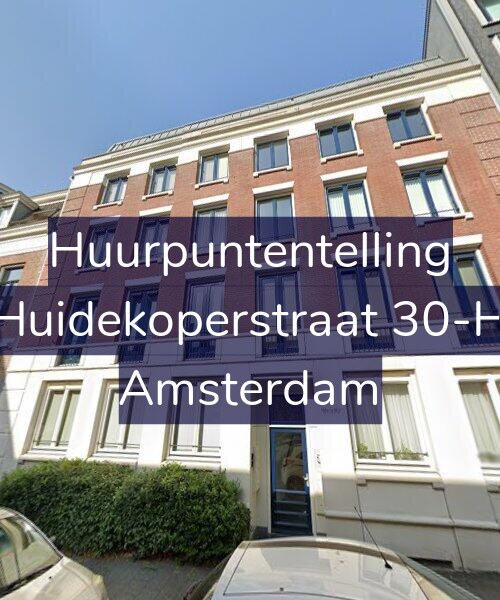 Foto gevel Huurpuntentelling voor Huidekoperstraat 30-H, Amsterdam