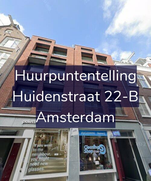Foto gevel Huurpuntentelling voor Huidenstraat 22-B, Amsterdam