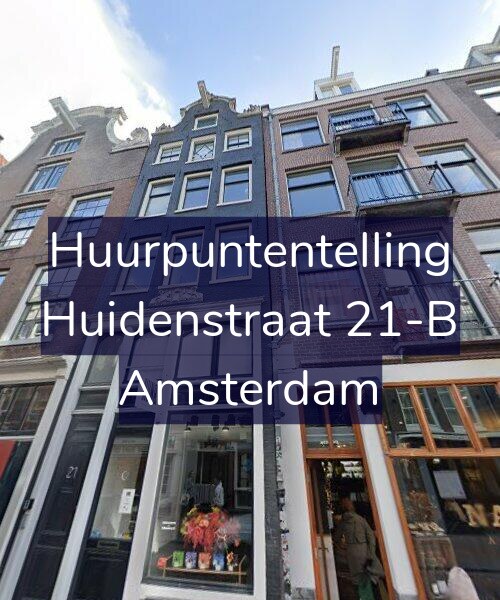 Foto gevel Huurpuntentelling voor Huidenstraat 21-B, Amsterdam