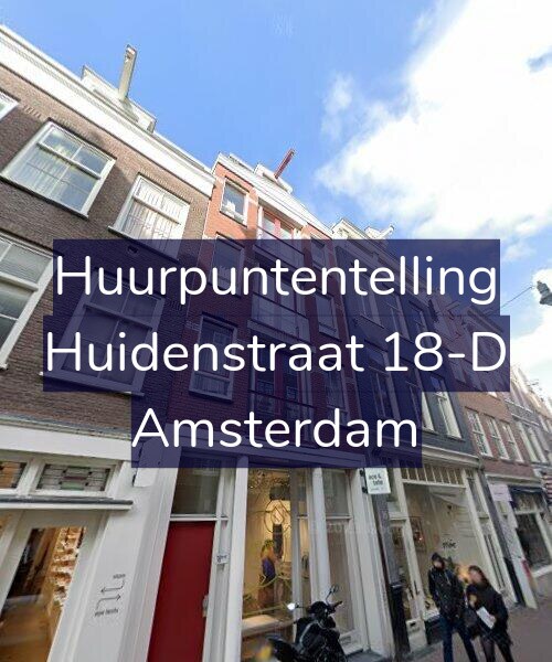 Foto gevel Huurpuntentelling voor Huidenstraat 18-D, Amsterdam