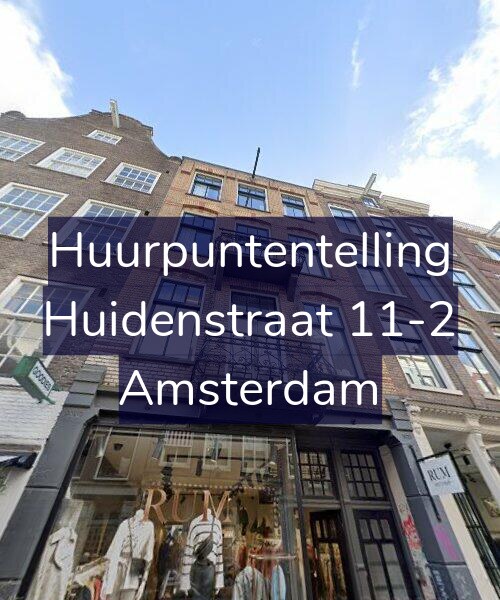 Foto gevel Huurpuntentelling voor Huidenstraat 11-2, Amsterdam