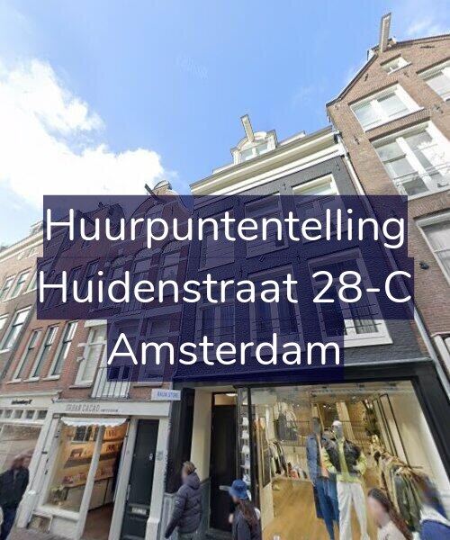Foto gevel Huurpuntentelling voor Huidenstraat 28-C, Amsterdam