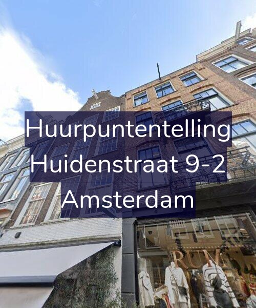 Foto gevel Huurpuntentelling voor Huidenstraat 9-2, Amsterdam