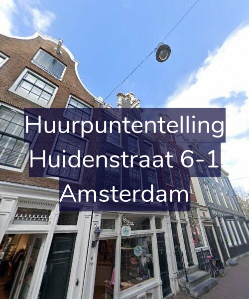 Foto gevel Huurpuntentelling voor Huidenstraat 6-1, Amsterdam