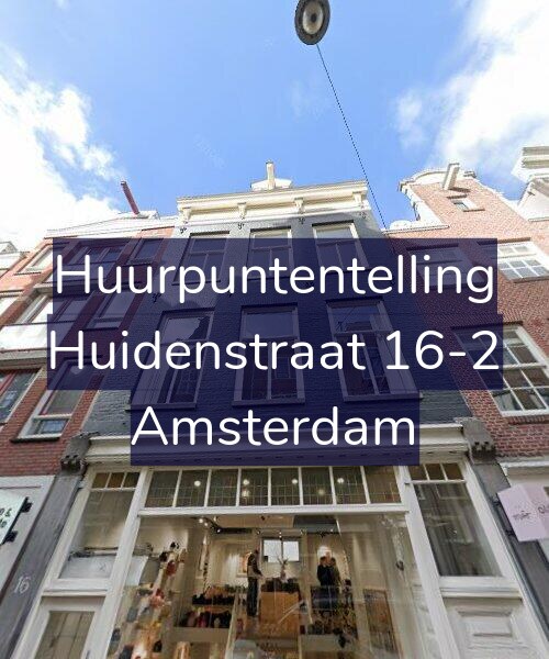 Foto gevel Huurpuntentelling voor Huidenstraat 16-2, Amsterdam
