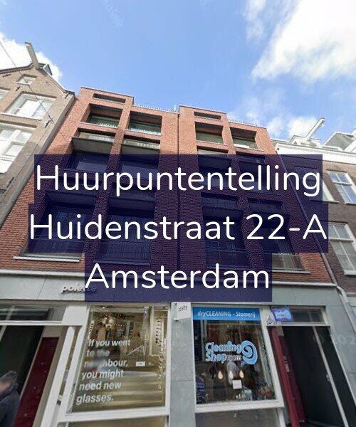 Foto gevel Huurpuntentelling voor Huidenstraat 22-A, Amsterdam