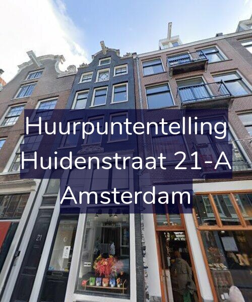 Foto gevel Huurpuntentelling voor Huidenstraat 21-A, Amsterdam