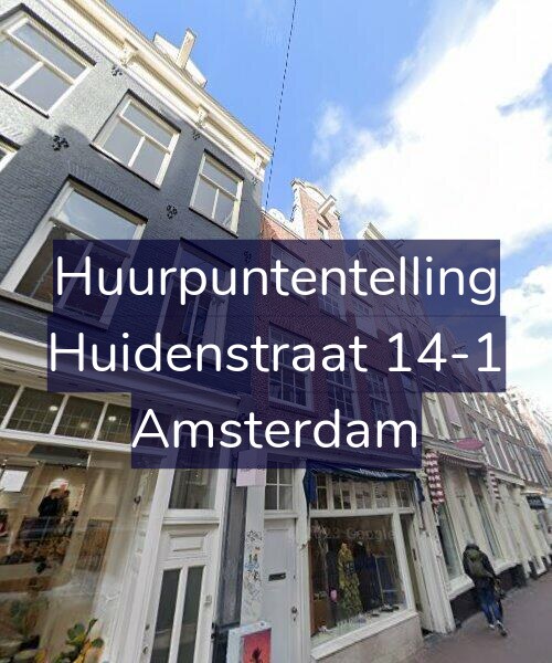 Foto gevel Huurpuntentelling voor Huidenstraat 14-1, Amsterdam