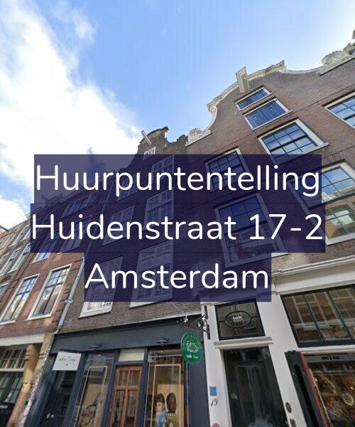 Foto gevel Huurpuntentelling voor Huidenstraat 17-2, Amsterdam