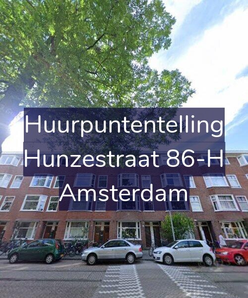 Foto gevel Huurpuntentelling voor Hunzestraat 86-H, Amsterdam
