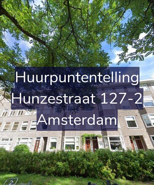 Foto gevel Huurpuntentelling voor Hunzestraat 127-2, Amsterdam