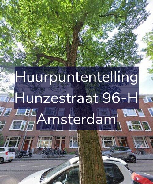 Foto gevel Huurpuntentelling voor Hunzestraat 96-H, Amsterdam