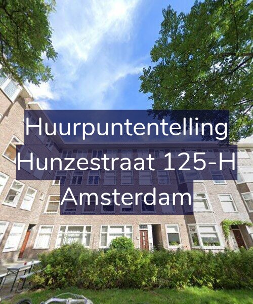 Foto gevel Huurpuntentelling voor Hunzestraat 125-H, Amsterdam