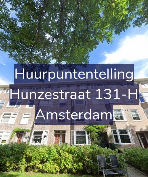 Foto gevel Huurpuntentelling voor Hunzestraat 131-H, Amsterdam