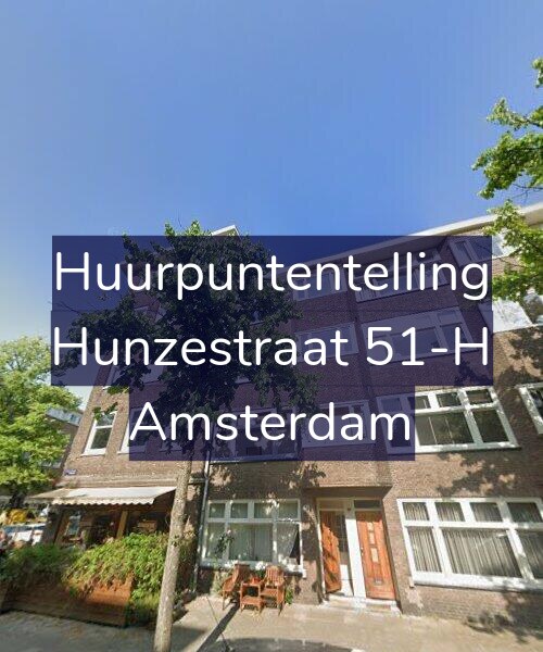 Foto gevel Huurpuntentelling voor Hunzestraat 51-H, Amsterdam
